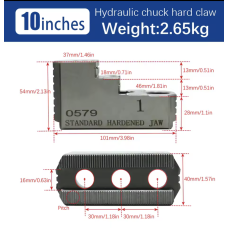 Комплект каленных кулачков к гидравлическому трехкулачковому 10“ патрону