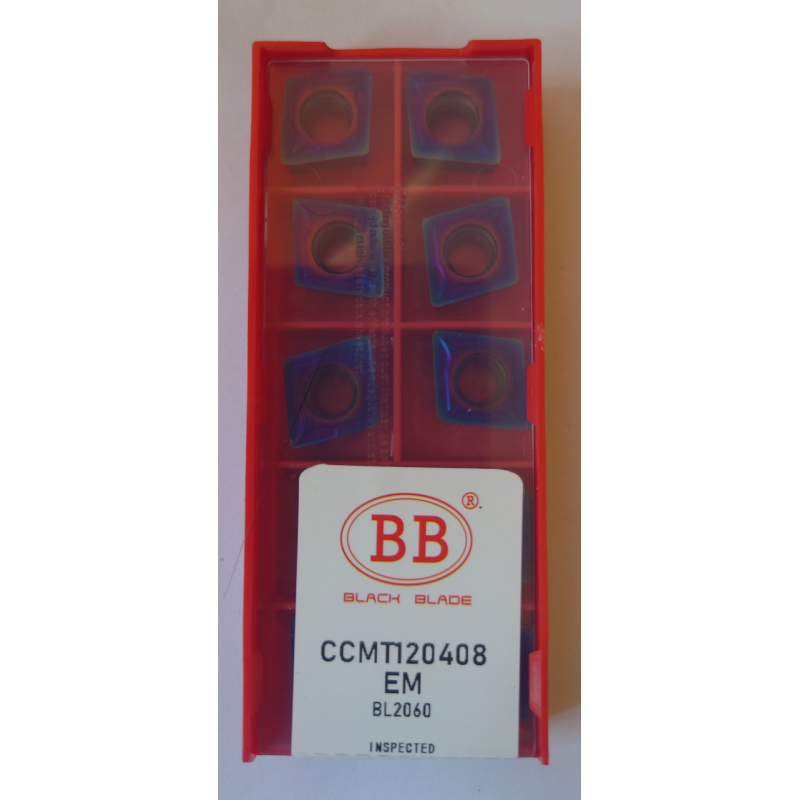 Твердосплавная пластина токарная CCMT120408-EM BL2060 Твердосплавная пластина токарная CCMT120408-EM BL2060