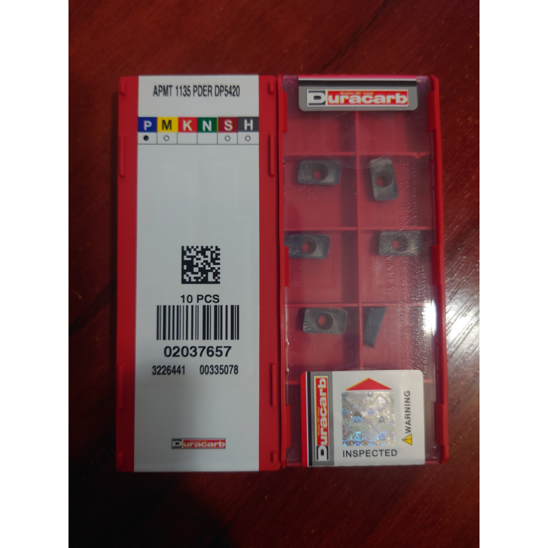 Пластина твердосплавна фрезерна APMT1135PDER DP5420