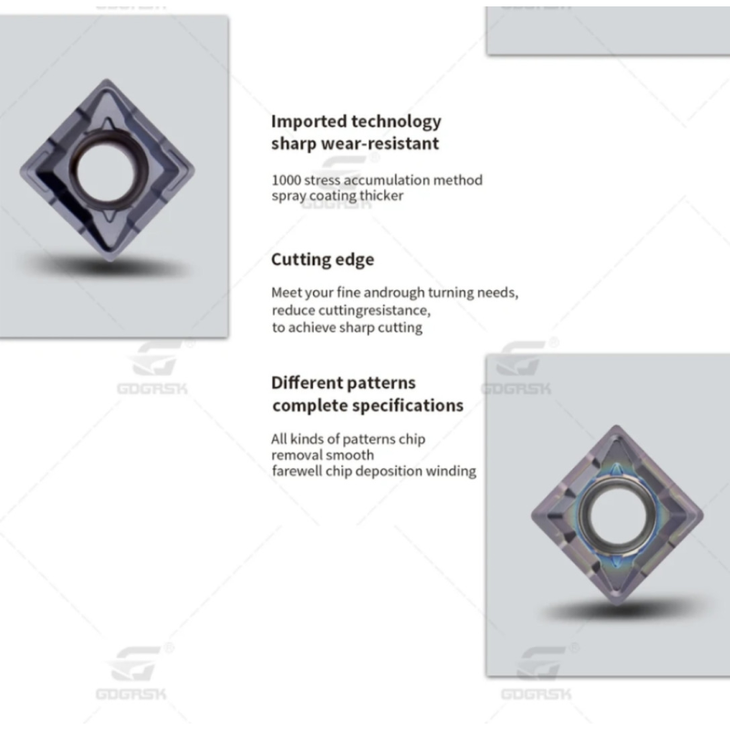 Твердосплавная пластина токарная XCMT070304 GD6125S Твердосплавная пластина токарная XCMT070304 GD6125S