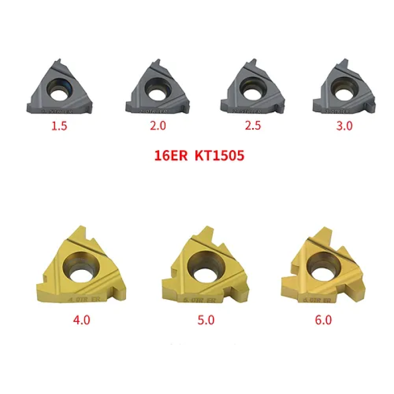 Пластина твердосплавная резьбонарезная 22ER-5TR KT1505 Пластина твердосплавная резьбонарезная 22ER-5TR KT1505